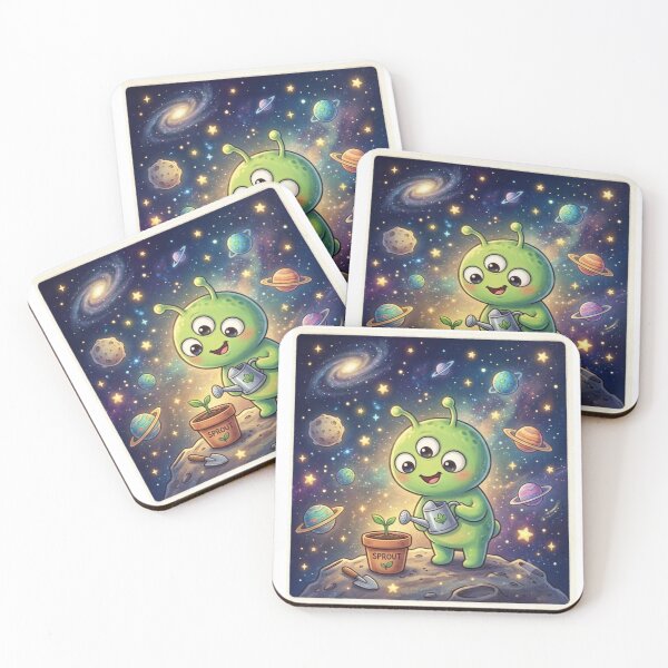 Item preview,  Grow Your Own Way Cute Alien Gardening Motivational Design designed and sold by LunaVales.
