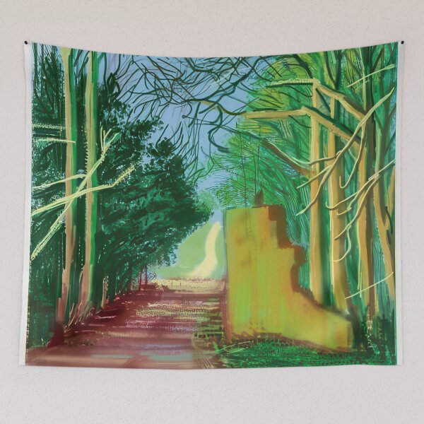Item preview, David Hockney -  The Arrival Of Spring In Woldgate, East Yorkshire In  (twenty eleven) -  March - Signed Print by David Hockney undefinedr designed and sold by LILLIANSTRANGEy.