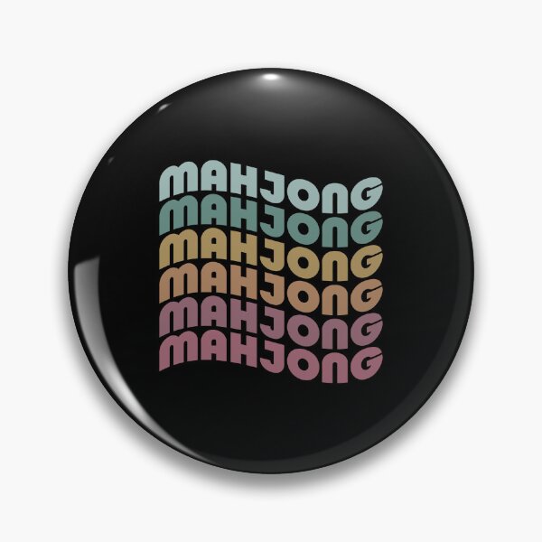 Item preview, Vintage Mahjong Typography designed and sold by designclub.