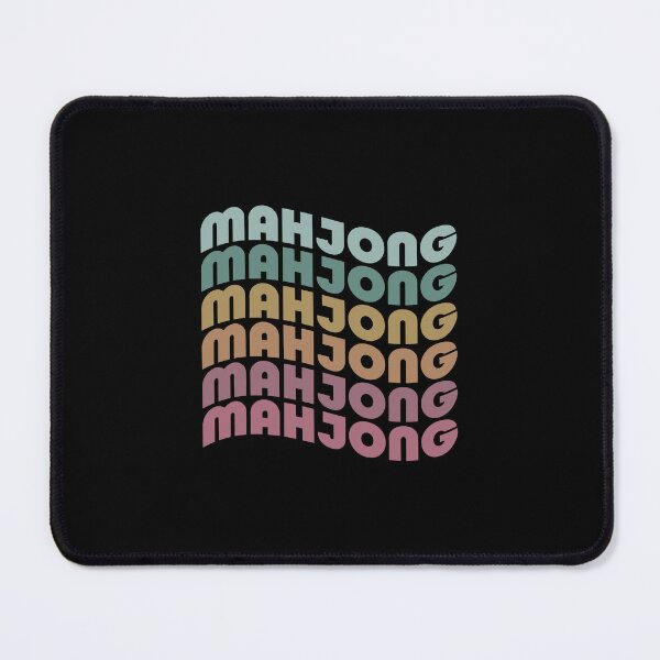 Item preview, Vintage Mahjong Typography designed and sold by designclub.