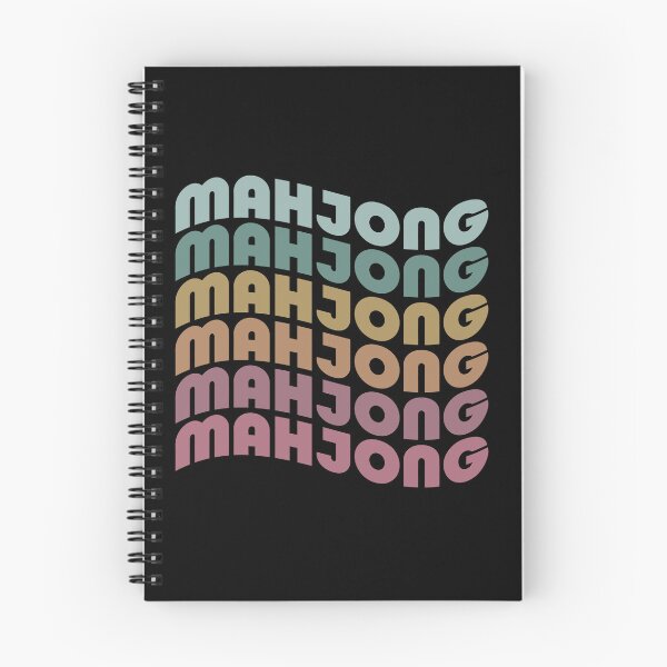Item preview, Vintage Mahjong Typography designed and sold by designclub.
