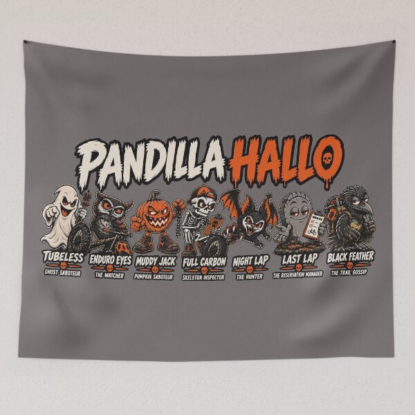 Item preview, Gang Hallo MTB Halloween Characters Sticker & T-Shirt designed and sold by SingleTrackes.