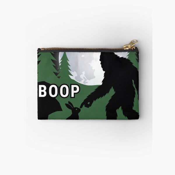 Item preview, Bigfoot Booping Frog, Sasquatch Full Moon Silhouette, Funny Cryptid, Forest Creature Art, Cute Meme designed and sold by w66aboo.