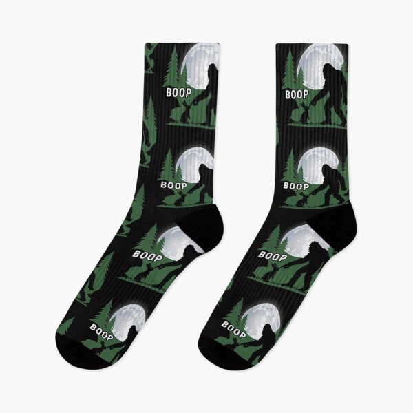 Item preview, Bigfoot Booping Frog, Sasquatch Full Moon Silhouette, Funny Cryptid, Forest Creature Art, Cute Meme designed and sold by w66aboo.