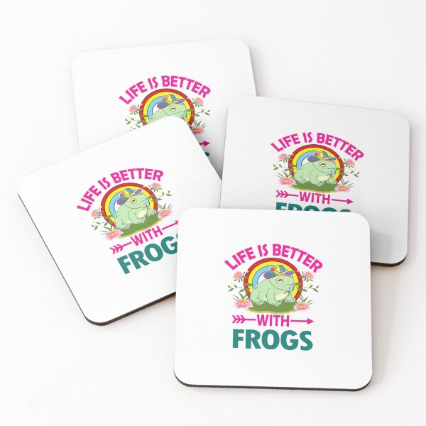 Item preview, LIFE IS BETTER WITH FROGS designed and sold by thebestposter.