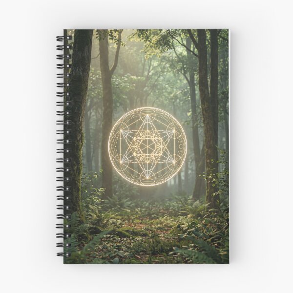 Item preview, Glowing Metatron's Cube Forest Sunbeam Orb | Monkeybusiness designed and sold by monkeybusiness.pt.