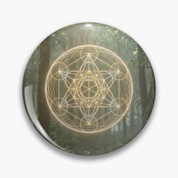Item preview, Glowing Metatron's Cube Forest Sunbeam Orb | Monkeybusiness designed and sold by monkeybusiness.pt.