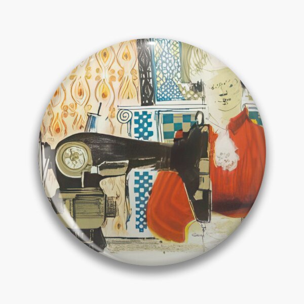 Item preview, David Hockney -  Woman With A Sewing Machine - Unsigned Print by David Hockney undefinedr designed and sold by LILLIANSTRANGEy.