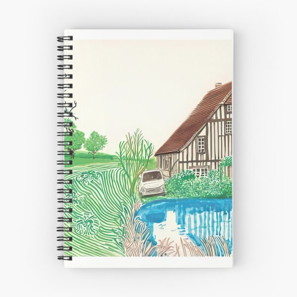 Item preview, David Hockney -  In Front Of House Looking East - Signed Print by David Hockney undefinedr designed and sold by LILLIANSTRANGEy.