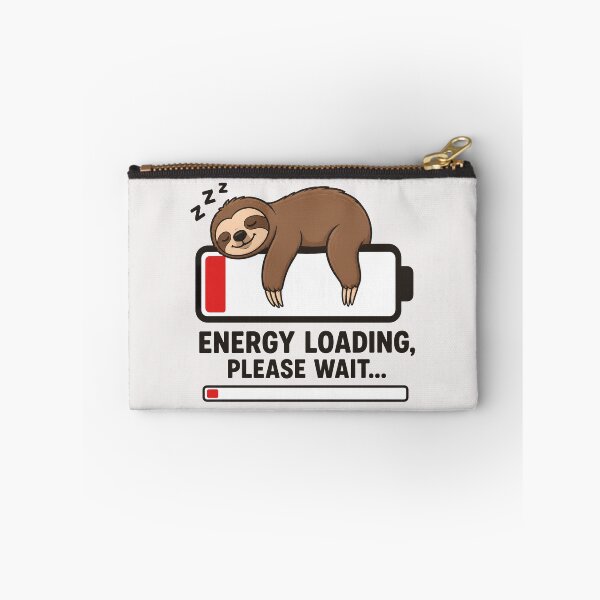 Item preview, Energy Loading Please Wait Sloth designed and sold by TshirtsOnline-.