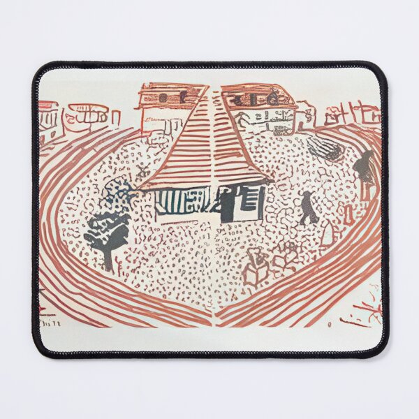 Item preview, David Hockney -  My Second Drawing Of Beuvron-En-Auge - Signed Print by David Hockney undefinedr designed and sold by LILLIANSTRANGEy.