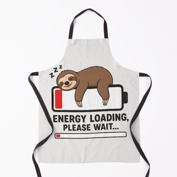 Item preview, Energy Loading Please Wait Sloth designed and sold by TshirtsOnline-.