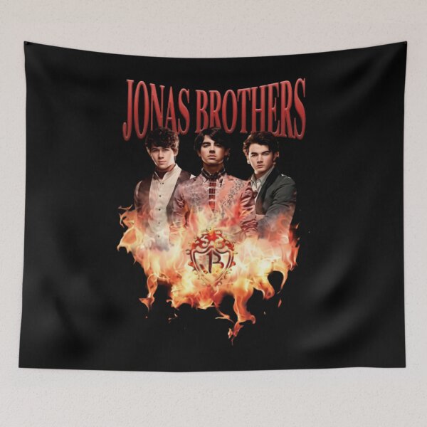 Item preview, Jonas Brothers - Nick Jonas - Joe Jonas - Kevin Jonas - Burnin Up designed and sold by BornaBhatia.