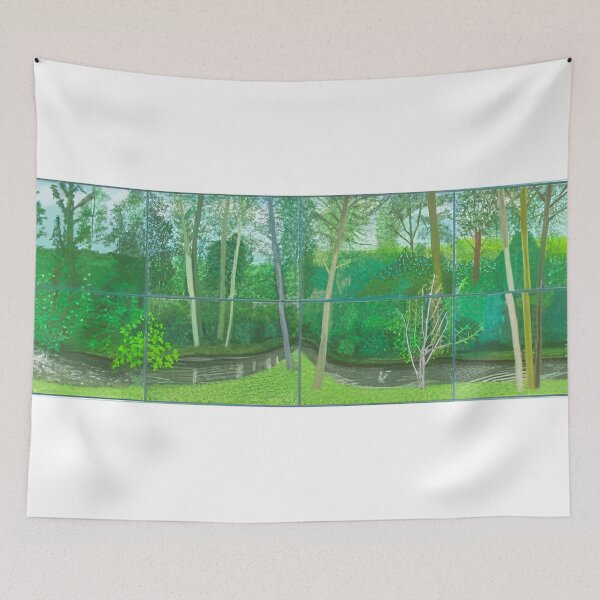 Item preview, David Hockney -  th-th June , La Dorette Winding Its Way - Signed Print by David Hockney undefinedr designed and sold by LILLIANSTRANGEy.