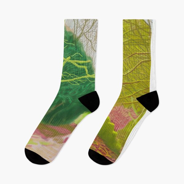 Item preview, David Hockney -  The Arrival Of Spring In Woldgate, East Yorkshire In  (twenty eleven) -  January - Signed Print by David Hockney undefinedr designed and sold by LILLIANSTRANGEy.