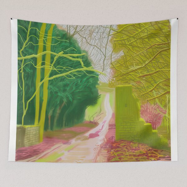 Item preview, David Hockney -  The Arrival Of Spring In Woldgate, East Yorkshire In  (twenty eleven) -  January - Signed Print by David Hockney undefinedr designed and sold by LILLIANSTRANGEy.