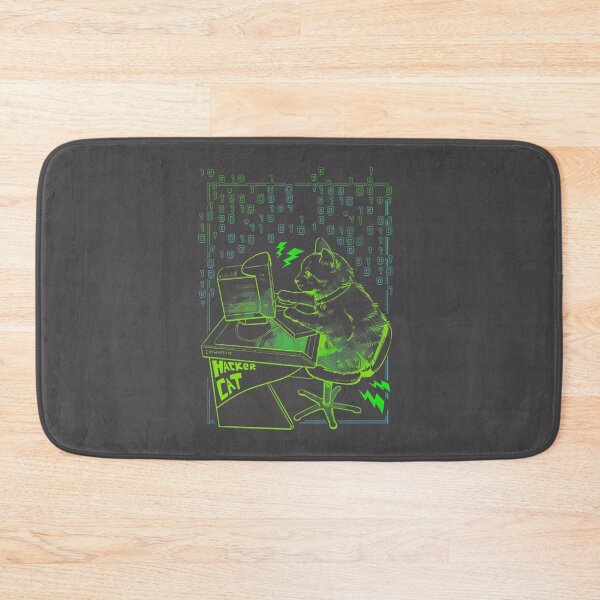 Item preview, Cyber Cat Coder Programming Laptop Kitten Funny Tech Gift Retro Glitch Aesthetic Computer Science Hacker Kitty | ⭐⭐⭐⭐⭐ Best Seller designed and sold by satawis.