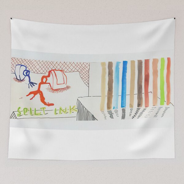Item preview, David Hockney -  Spilt Ink With Tests - Signed Print by David Hockney undefinedr designed and sold by LILLIANSTRANGEy.