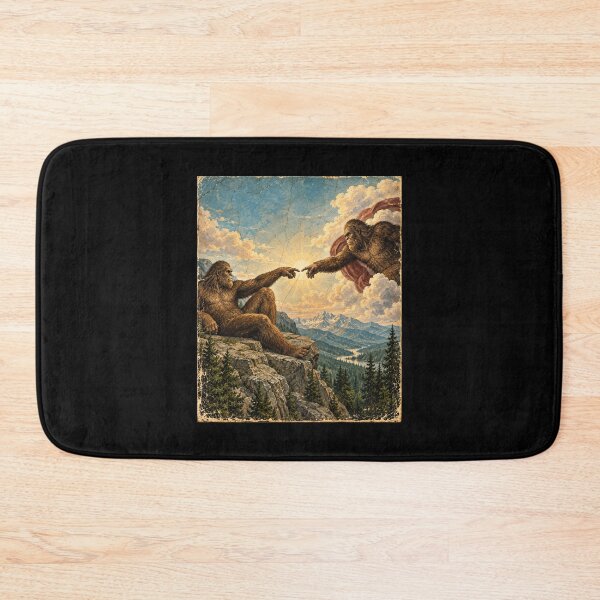 Item preview, Creation of Bigfoot – Vintage Sasquatch Art designed and sold by Swanny's Custom T-shirt and Gift Designs.