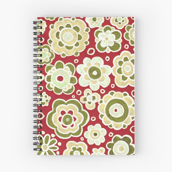 Item preview, Bold Red Flower Garden Pattern designed and sold by Fani*.
