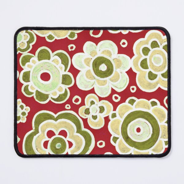 Item preview, Bold Red Flower Garden Pattern designed and sold by Fani*.