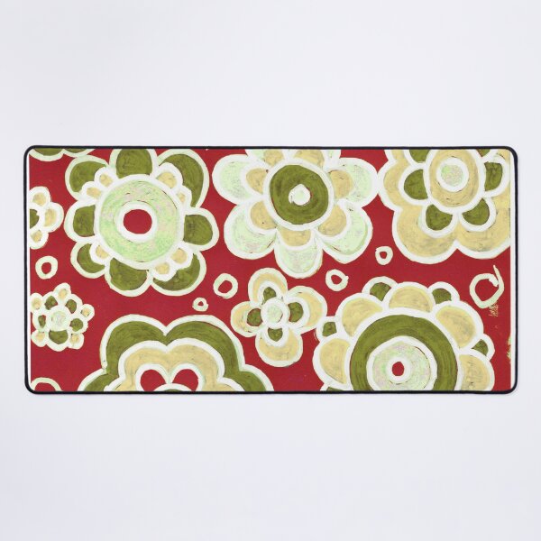 Item preview, Bold Red Flower Garden Pattern designed and sold by Fani*.