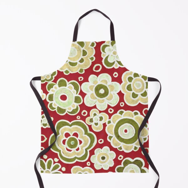 Item preview, Bold Red Flower Garden Pattern designed and sold by Fani*.