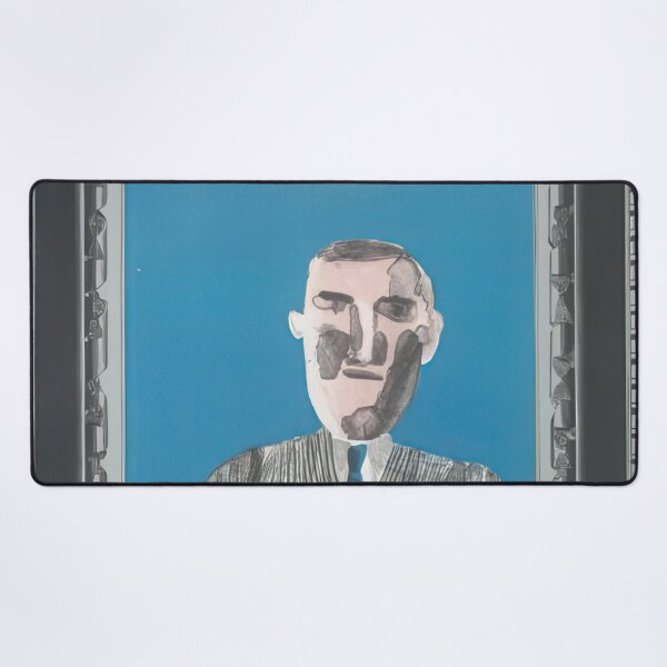 Item preview, David Hockney - Picture Of Portrait In Silver Frame - Signed Print by David Hockney undefinedr designed and sold by LILLIANSTRANGEy.