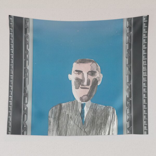 Item preview, David Hockney -  Picture Of Portrait In Silver Frame - Signed Print by David Hockney undefinedr designed and sold by LILLIANSTRANGEy.