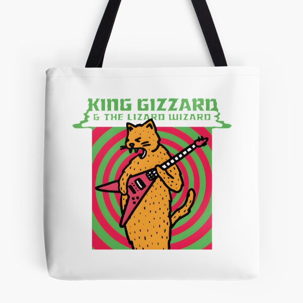 Item preview, Angry Wizard Cat Psychedelic Rock Art - Funny Magic Lizard Feline Vintage Retro Graphic | ⭐⭐⭐⭐⭐ designed and sold by satawis.