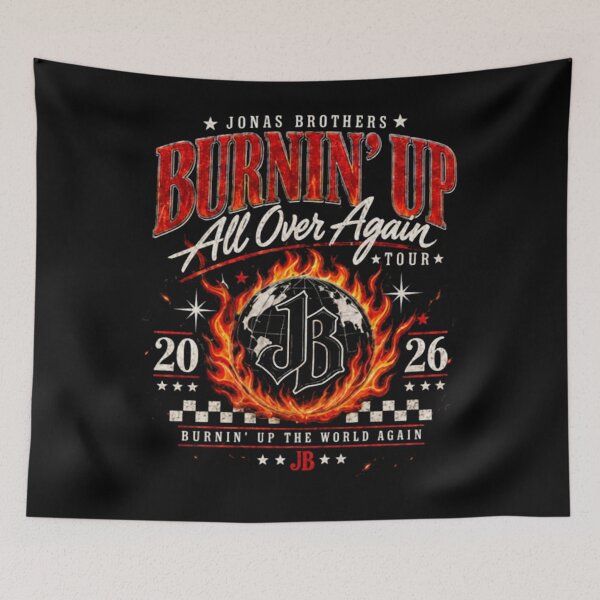 Item preview, Jonas Brothers Burnin’ Up Tour Pepper All Over Again designed and sold by BornaBhatia.