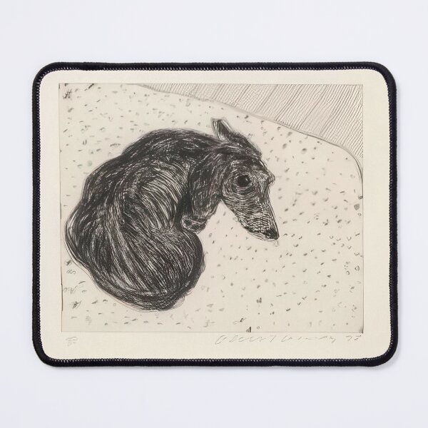 Item preview, David Hockney - Dog Etching No. - Signed Print by David Hockney undefinedr designed and sold by LILLIANSTRANGEy.