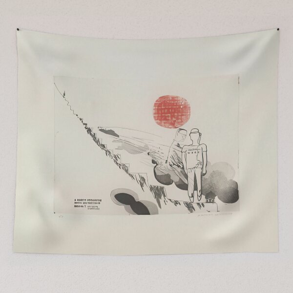 Item preview, David Hockney -  Meeting The Other People - Signed Print by David Hockney undefinedr designed and sold by LILLIANSTRANGEy.