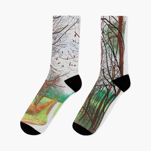 Item preview, David Hockney -  The Arrival Of Spring In Woldgate, East Yorkshire In  (twenty eleven) -  December, No.  - Signed Print by David Hockney undefinedr designed and sold by LILLIANSTRANGEy.