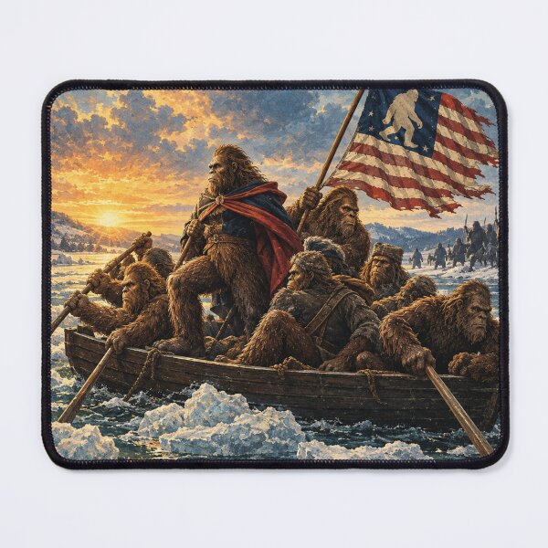 Item preview, Bigfoot Crossing – Vintage Sasquatch Adventure designed and sold by Swanny's Custom T-shirt and Gift Designs.