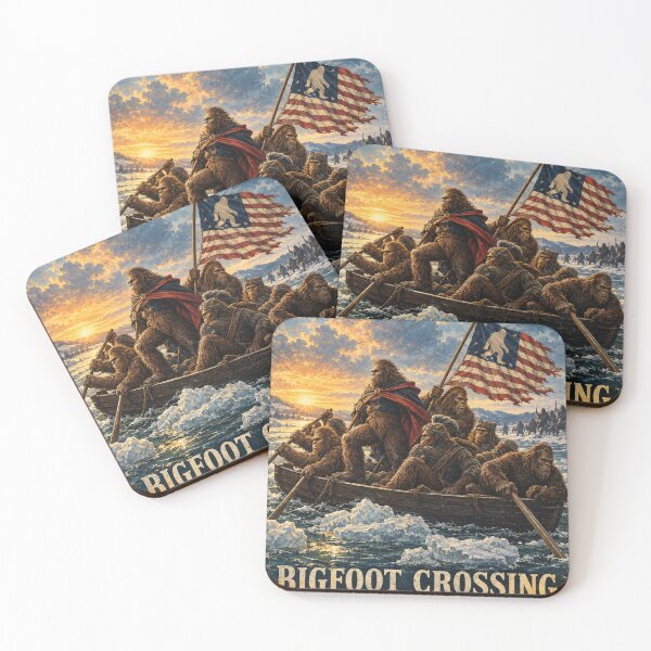 Item preview, Bigfoot Crossing – Vintage Sasquatch Adventure designed and sold by Swanny's Custom T-shirt and Gift Designs.
