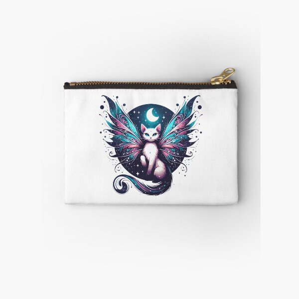 Item preview, Magical Fairy Cat In Starry Night Sky Whimsical Celestial Feline Fantasy Art | ⭐⭐⭐⭐⭐ Best Seller designed and sold by satawis.