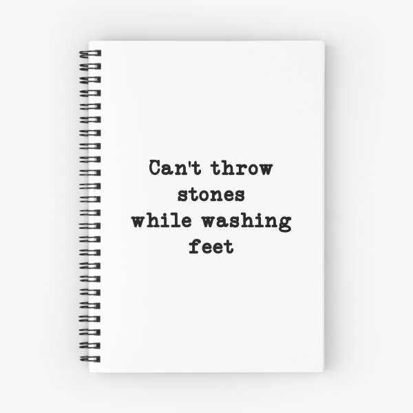 Item preview, Cant Throw Stones While Washing Feet, Faith, Christian designed and sold by CloudyPress.