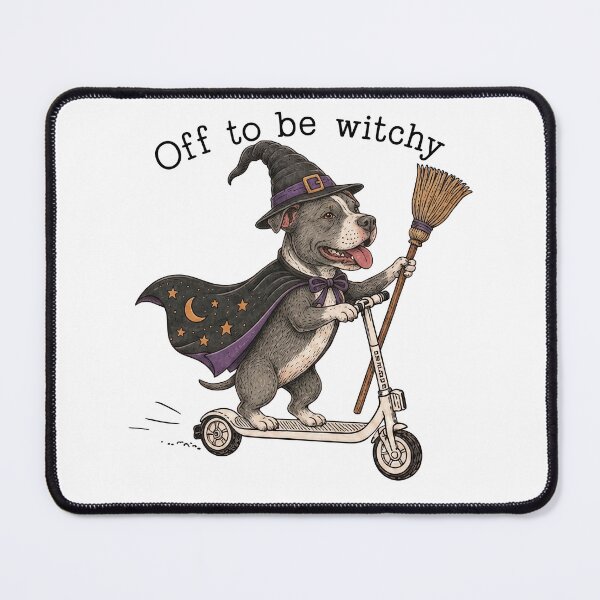 Item preview, Off To Be Witchy Dog designed and sold by Wildstrandflame.
