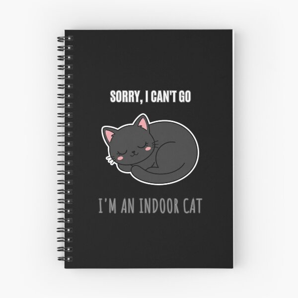 Item preview, Copy of Sorry I Cant Go Im An Indoor Cat, Knitting Cat, Crafty Cat Lover Design, Cute Feline, Funny Cat Lover, Retro Tabby Cat Design, Cute Kitten designed and sold by w66aboo.