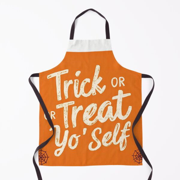 Item preview, Trick or Treat Yo' Self - Funny Halloween Spiderweb Design designed and sold by VibranPalette.