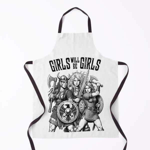 Item preview, Female Viking Woman Norse Maiden Girls Will Be Girls designed and sold by GrandeDuc.