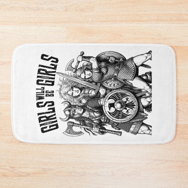Item preview, Female Viking Woman Norse Maiden Girls Will Be Girls designed and sold by GrandeDuc.