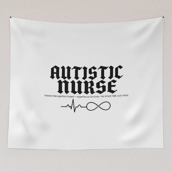 Item preview, Autistic Nurse - Pattern Recognition Expert Hyperfocus No Small Talk Just Vitals designed and sold by Neurospicy Trolls.