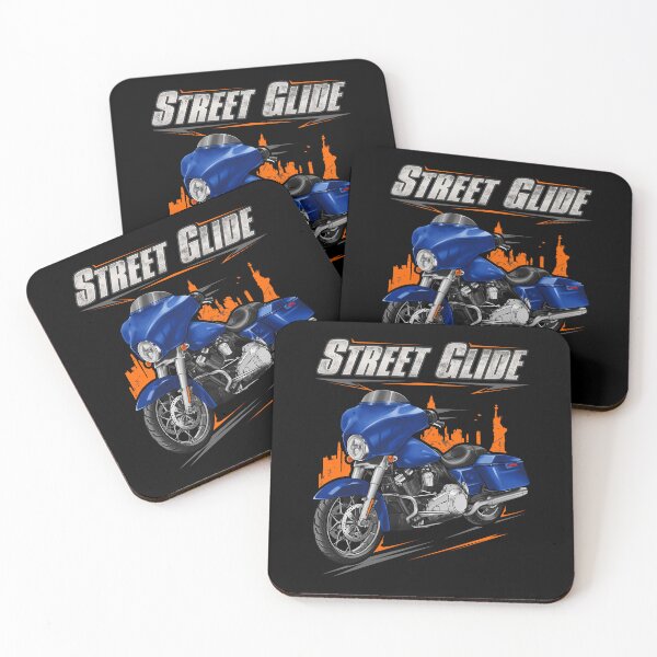Item preview, Motorcycle Street Glide FLHX & FLHXI 2007 Pacific Blue Denim for Motorcycle Riders designed and sold by MotoApparelHub.