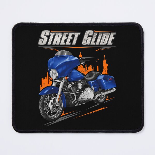Item preview, Motorcycle Street Glide FLHX & FLHXI 2007 Pacific Blue Denim for Motorcycle Riders designed and sold by MotoApparelHub.