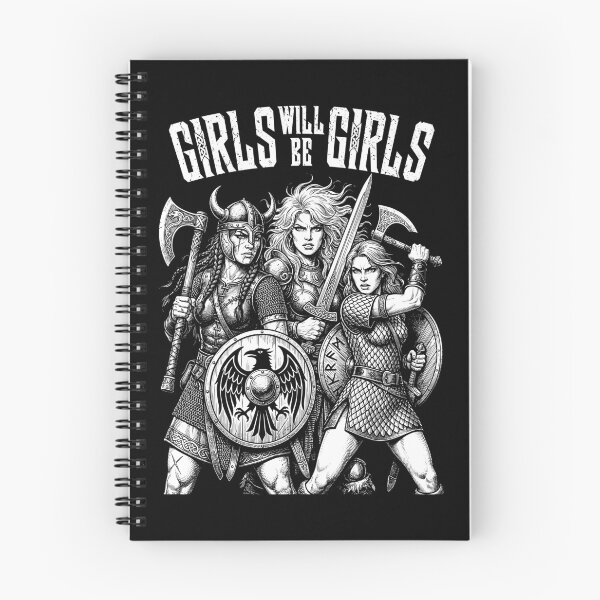 Item preview, Female Viking Woman Norse Maiden Girls Will Be Girls designed and sold by GrandeDuc.