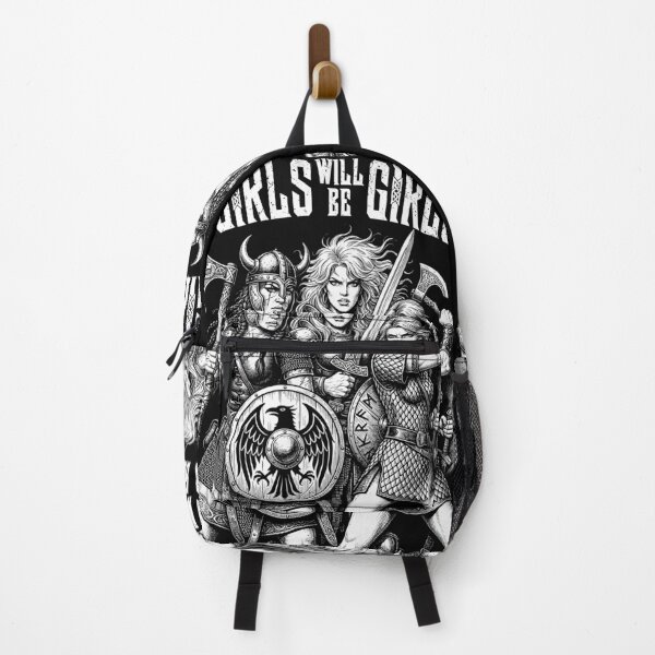Item preview, Female Viking Woman Norse Maiden Girls Will Be Girls designed and sold by GrandeDuc.