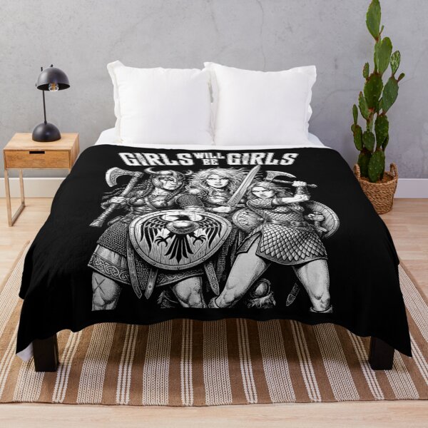 Item preview, Female Viking Woman Norse Maiden Girls Will Be Girls designed and sold by GrandeDuc.