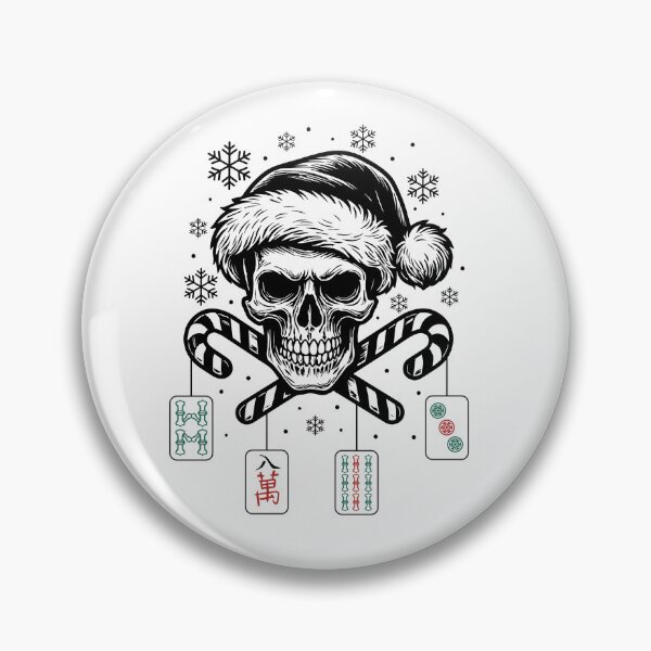 Item preview, Christmas Skull Mahjong designed and sold by designclub.